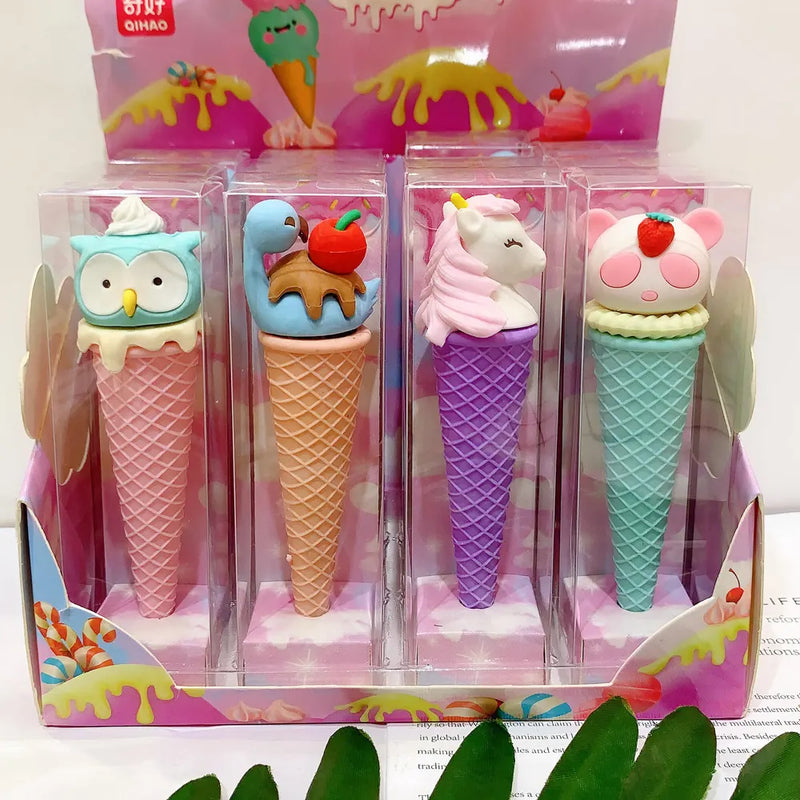 Cute Ice Cream Cone Eraser