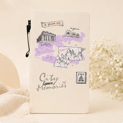 City Memories Pen Attached Diary