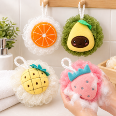 Cute Fruit Shaped Shower Loofah