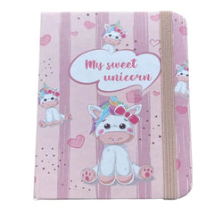 Unicorn Theme Notebook with Elastic Band