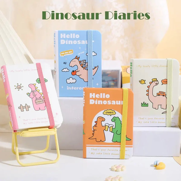 Hello Dino Aesthetic A7 Pocket Diary/Journal