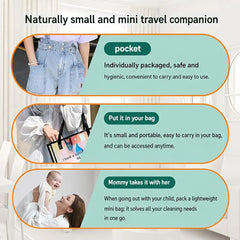 Penguin Wet Wipes Pack of 8 Mini Packs
