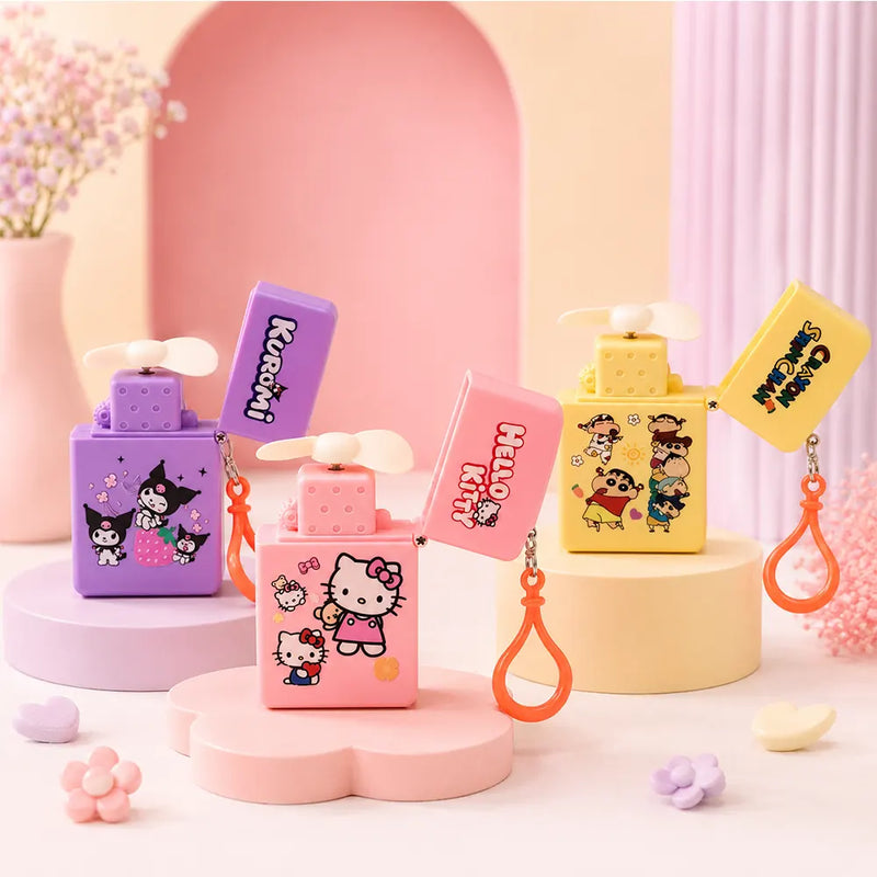 Lighter Shape Portable Mini Fan With Key Chain