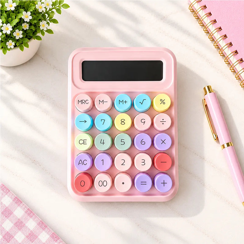 Multi-Color LCD Calculator