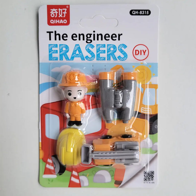 The Engineer World DIY Erasers Pack of 4
