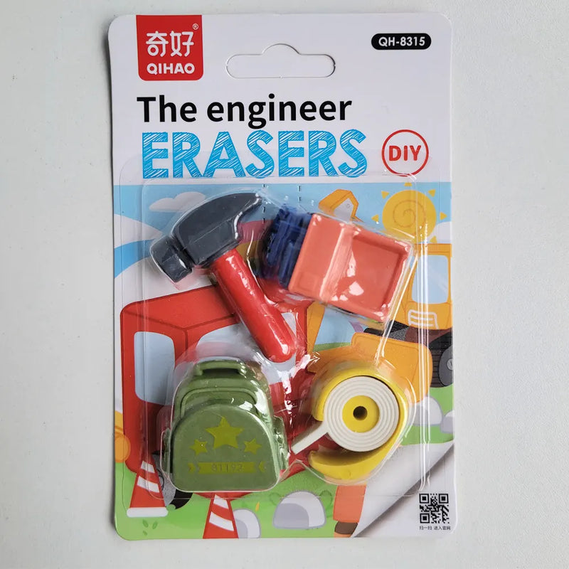 The Engineer World DIY Erasers Pack of 4