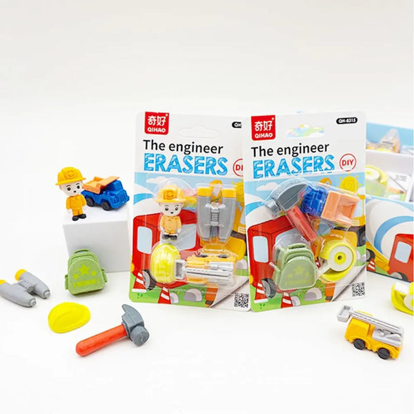The Engineer World DIY Erasers Pack of 4