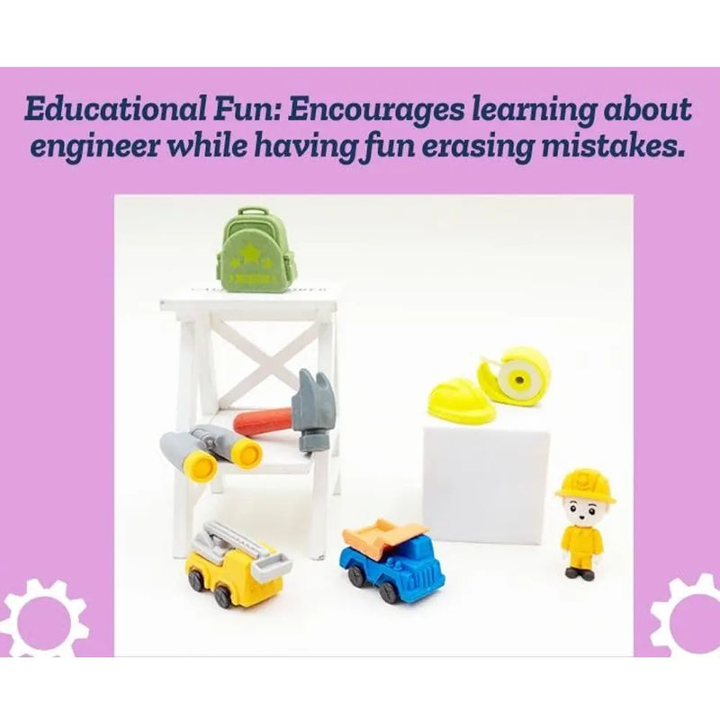 The Engineer World DIY Erasers Pack of 4