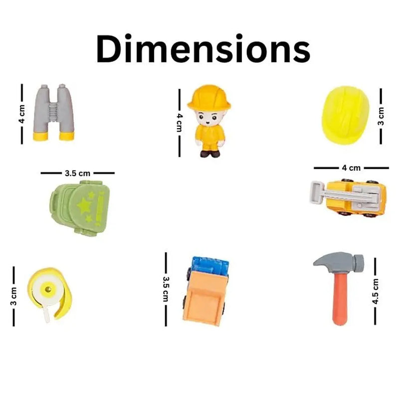 The Engineer World DIY Erasers Pack of 4