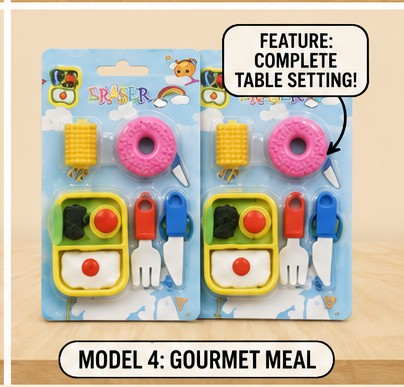 Colorful Creative Eraser Gift Pack