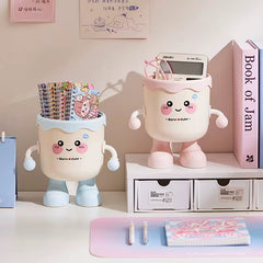 Cute Pen Holders /Desk Organizers/ Trash Can – Adorable Desktop Storage