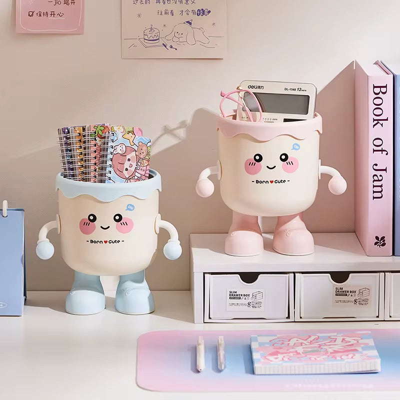 Cute Pen Holders /Desk Organizers/ Trash Can – Adorable Desktop Storage