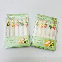 Fruits & Vegetable Badged Gel Pens Pack of 5