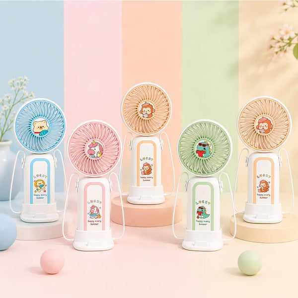 Chilly Charmers Cute Mini Rechargeable Fan