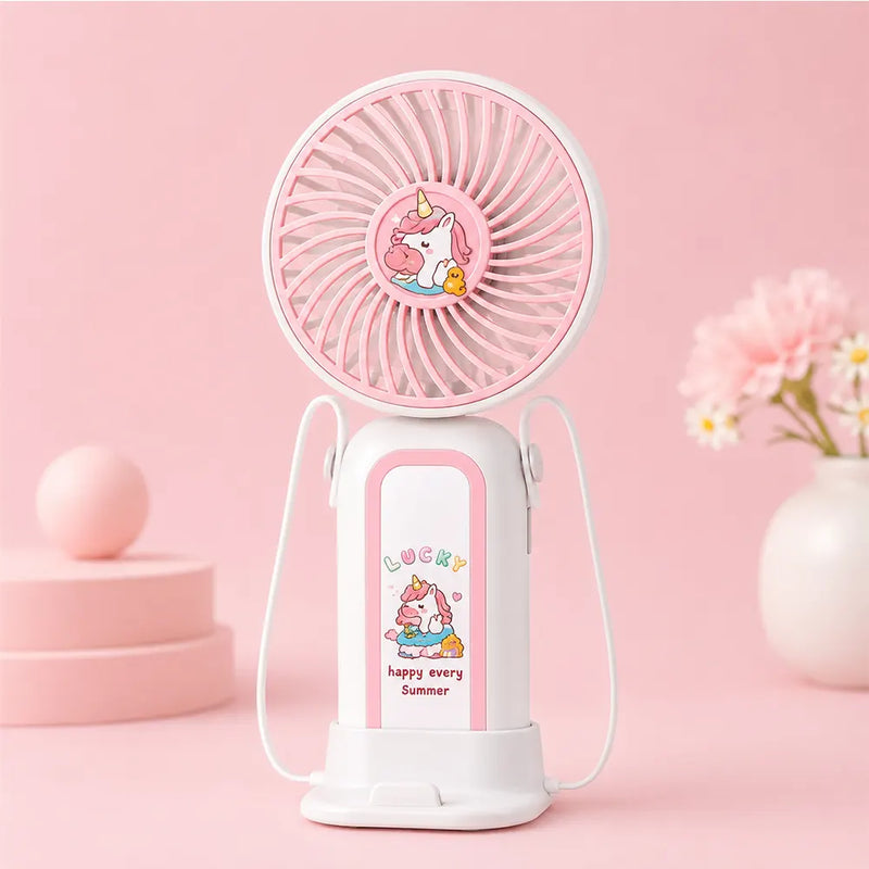 Chilly Charmers Cute Mini Rechargeable Fan