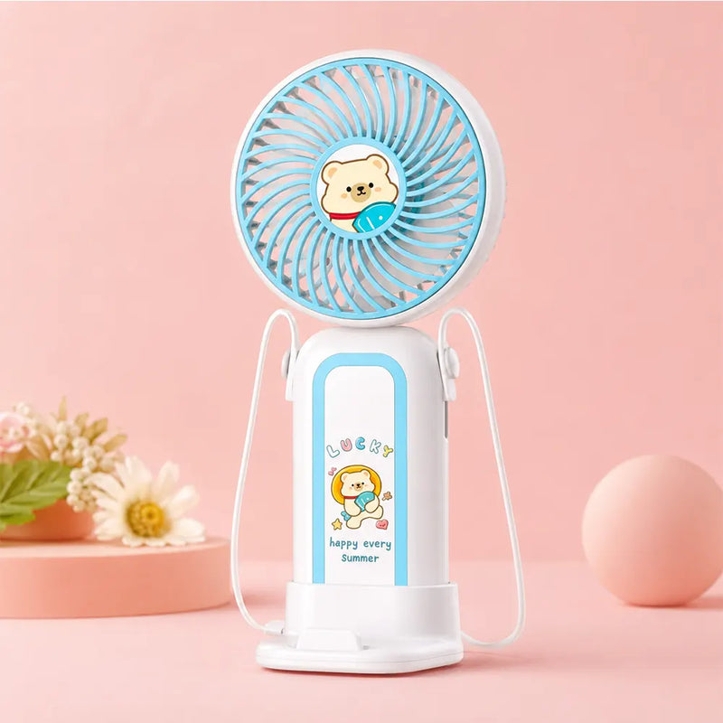 Chilly Charmers Cute Mini Rechargeable Fan
