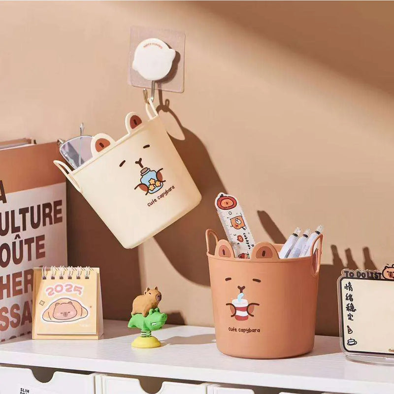 Kawaii Capybara Mini Organizer Basket