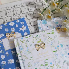 Fresh & Floral Bow Charm H5 Hardbound Handbook Diary