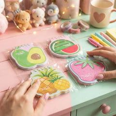 Fruit Shaped Mini Spiral Memo Pad -Mini Notepad