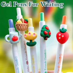 Fruits & Vegetable Badged Gel Pens Pack of 5