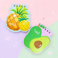 Fruit Shaped Mini Spiral Memo Pad -Mini Notepad