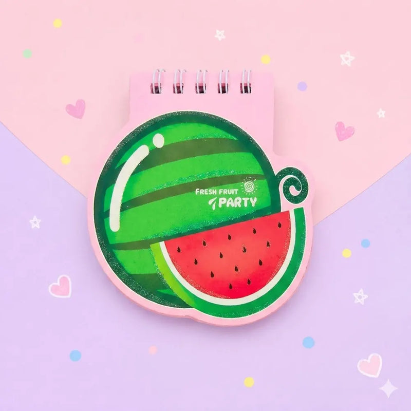 Fruit Shaped Mini Spiral Memo Pad -Mini Notepad