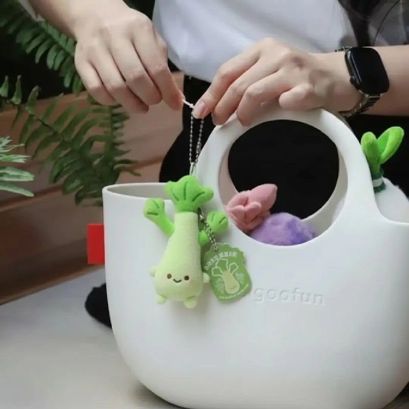 Soft Veggie 3-in-1 Plush Pen With Bag Charm Plush Toy
