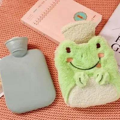 Kawaii Plush Hot Water Bag with Soft Cover