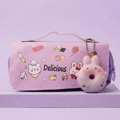 Delicious Bunny Pouch with Donut Charm