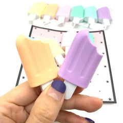 Ice-Cream Stick Popsicle Shape Highlighter - Set of 6