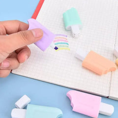 Ice-Cream Stick Popsicle Shape Highlighter - Set of 6