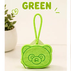 Cute Silicone Coin Pouch Keychain