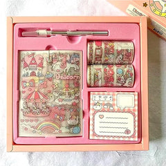 Unicorn Washi Tape and Sticker Set - Kawaii Journaling