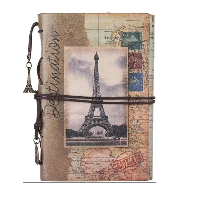 Vintage Retro Style Journal-Scrapbook