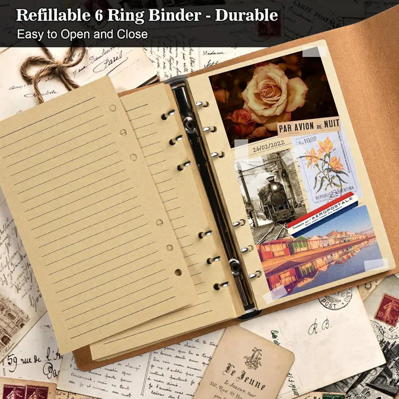 Vintage Retro Style Journal-Scrapbook