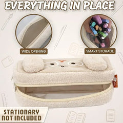 Kawaii Bunny Plush Pencil Pouch