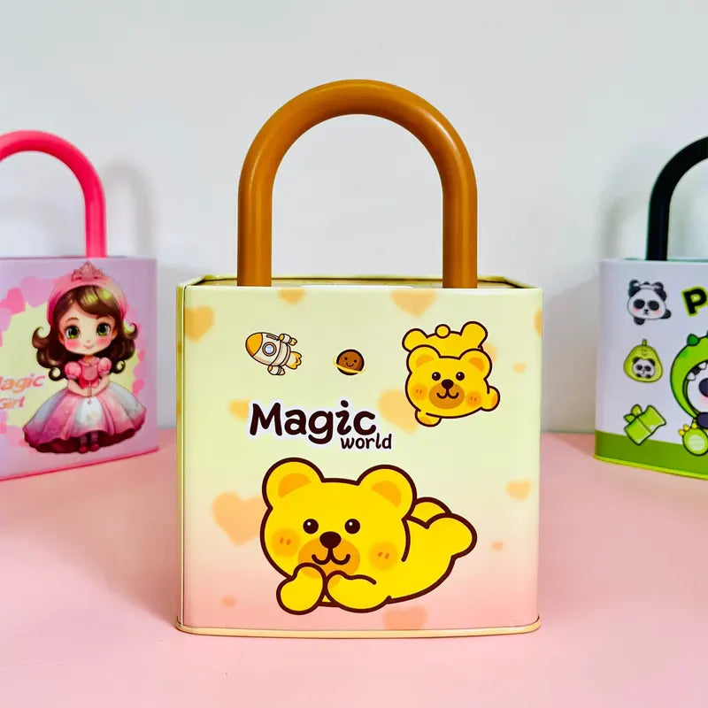 Cartoon Metal Handbag Piggy Bank