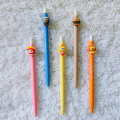 Cute Happy Characters Gel Pen Pack of 5