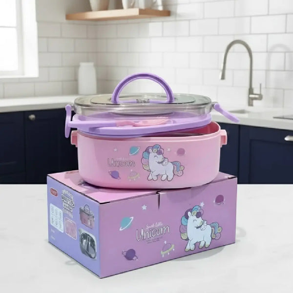 Kawaii Unicorn Lunch Box with Handle – Adorable Carry