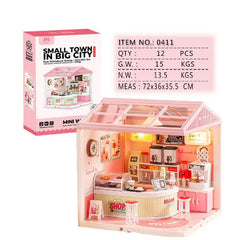 DIY Miniature Kit 3D Puzzle - Mini Bubble Tea Shop