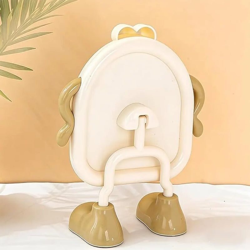 Cartoon Desktop Makeup Mirror with Stand