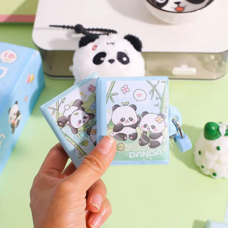 Happy Panda Mini Pocket Diary with Lock & Key