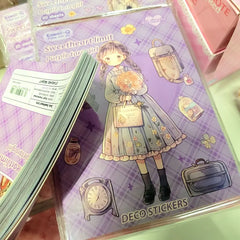 Kawaii Sweet And Playful Character Design Stickers Book