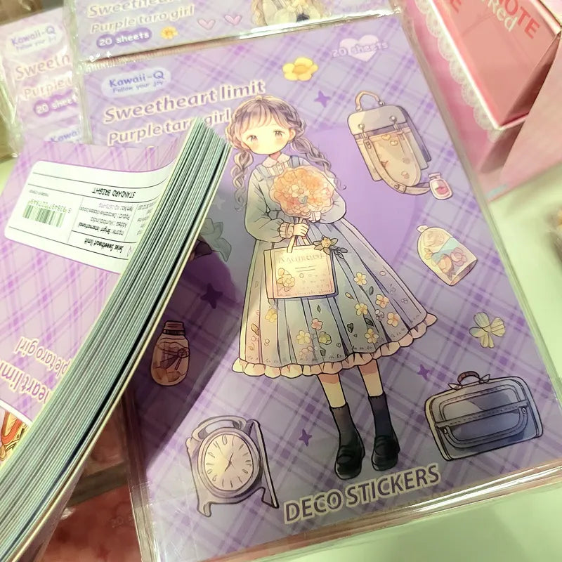 Kawaii Sweet And Playful Character Design Stickers Book