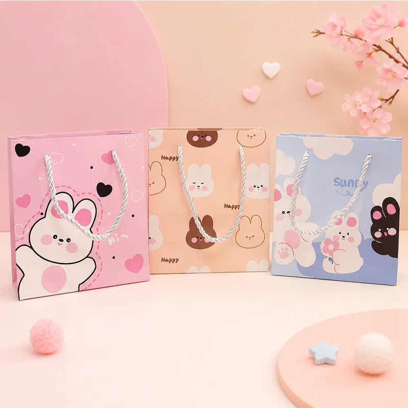 Pastel Bunny Gift Paper Bag