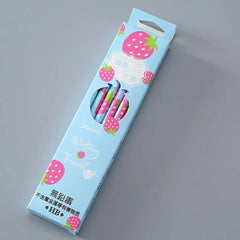 Fruit Print HB Writing Pencil Set of 12 Pieces