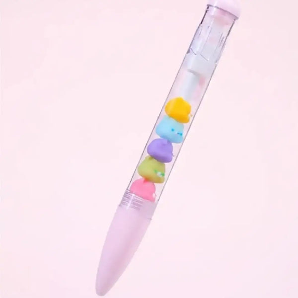 Jelly Bear “Pastel” Cute Aesthetic Clicker Pen