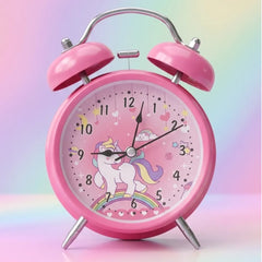 Dreamy Unicorn Retro Twin Bell Alarm Clock