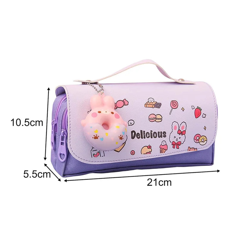 Delicious Bunny Pouch with Donut Charm