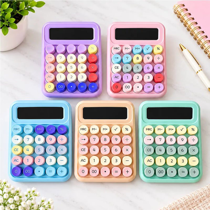 Multi-Color LCD Calculator